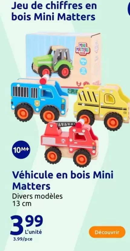 Matters - Véhicule En Bois Mini