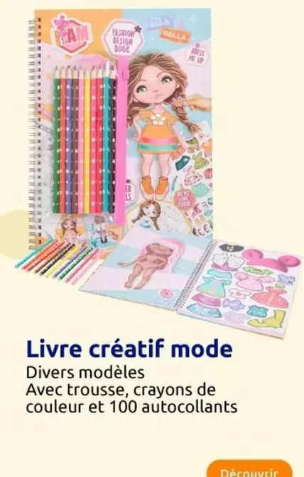 Livre Créatif Mode