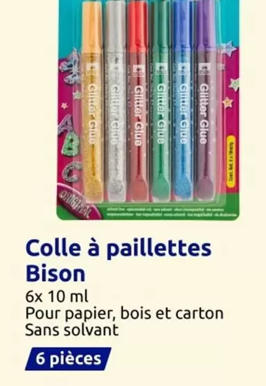 Bison - Colle À Paillettes