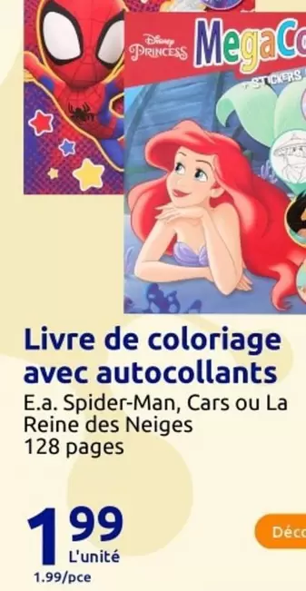 Pagès - Livre De Coloriage Avec Autocollants