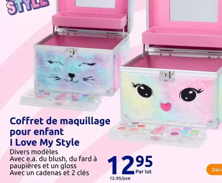 Coffret de Maquillage Pour Enfant I Love My - Un Set Ludique et Créatif pour les Petits Artistes en Herbe