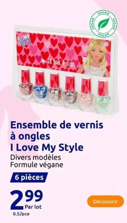 Style - Ensemble De Vernis À Ongles I Love My