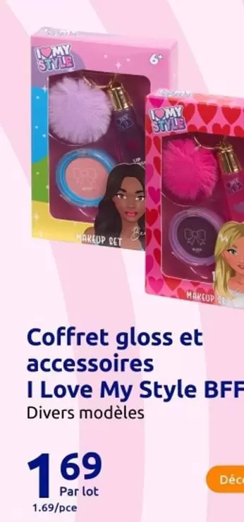 Coffret Gloss Et Accessoires I Love My Style Bff