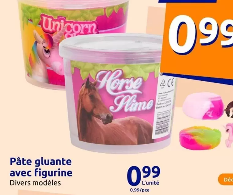 Pâte Gluante Avec Figurine