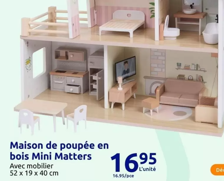 Mini Matthers - Maison De Poupee En Bois