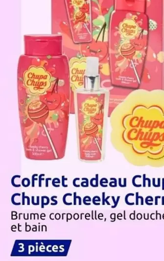 Coffret Cadeau Chupa Chups Cheeky Cherry - Dégustez des douceurs fruitées en promotion!