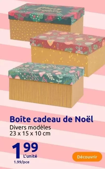 Boîte Cadeau De Noël