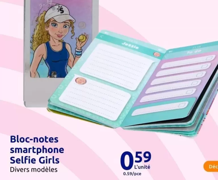 Selfie Girls - Bloc-notes Smartphone