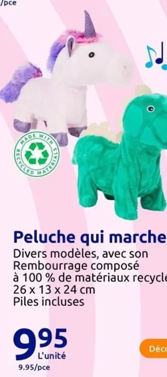 Peluche Qui Marche