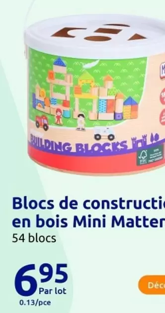 Mini Matternes - Blocs De Construction En Bois