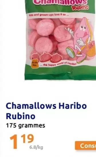 Haribo - Rubino - Chamallows