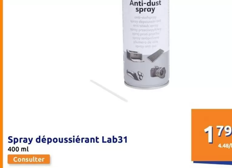 Consulter - Spray Dépoussiéreant Lab31