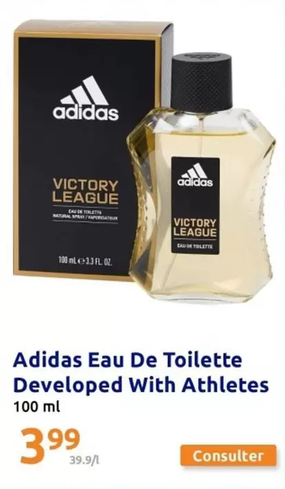 Adidas - Eau De Toilette Devolopped With Athletes