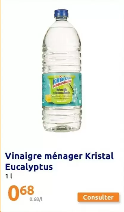 Vinaigre Ménager Kristal Eucalyptus