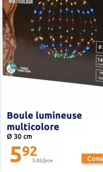 Boule Lumineuse Multicolore