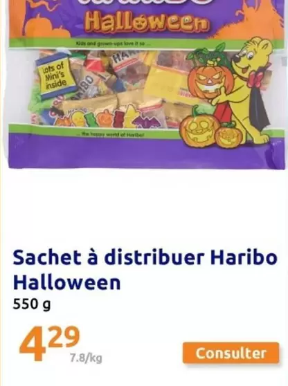 Haribo - Halloween - Sachet À Distribuer