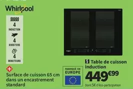 Whirlpool - Table De Cuisson Induction