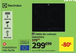 Electrolux - Table De Cuisson Induction