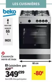 Beko - Cuisinière Gaz