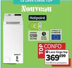 Hotpoint - Lave-linge Top