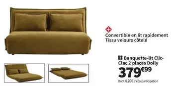 Banquette-lit Clic- Clac 2 Places Dolly