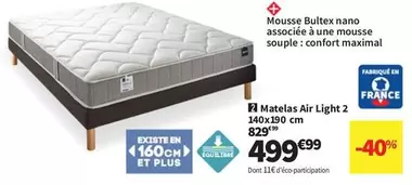 Bultex - Matelas Air Light 2