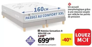 Matelas Sensation-r 160x200 Cm