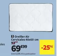 Oreiller Air Cervicales 40x60 Cm