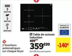 Table De Cuisson Induction