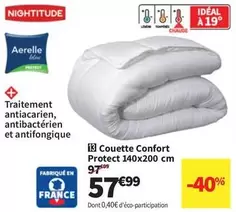 Couette Confort Protect 140x200 Cm