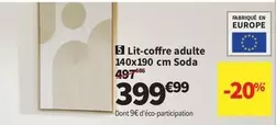 Soda - Lit-coffre Adulte 140x190 Cm