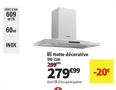 Inox - Hotte Décorative