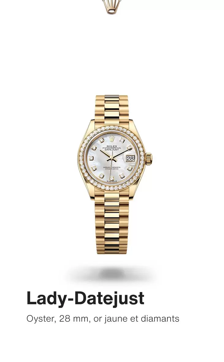 Rolex - Lady Datejust offre sur Rolex