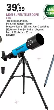 Mon Super Télescope offre à 39,99€ sur JouéClub