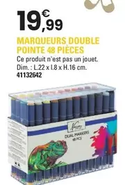 Crea & Cie - Marqueurs Double Pointe 48 Pièces offre à 19,99€ sur JouéClub