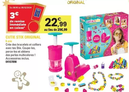 Cutie Stix Original offre à 22,99€ sur JouéClub