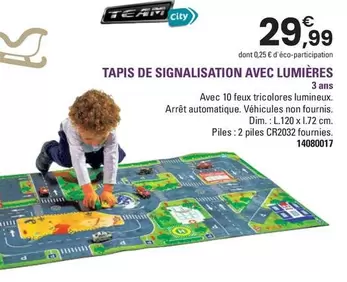 Tapis De Signalisation Avec Lumières offre à 29,99€ sur JouéClub