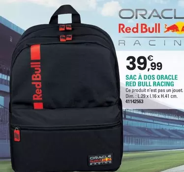 Oracle - Sac À Dos Oracle Red Bull Racing offre à 39,99€ sur JouéClub