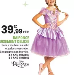 Raiponce Déguisement Deluxe offre à 39,99€ sur JouéClub