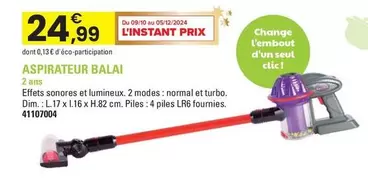 Aspirateur Balai offre à 24,99€ sur JouéClub