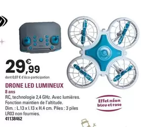 Team City - Drone Led Lumineux offre à 29,99€ sur JouéClub