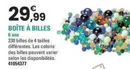 Boite A Billes offre à 29,99€ sur JouéClub