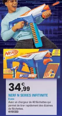 Nerf - N Series Infinite offre à 34,99€ sur JouéClub