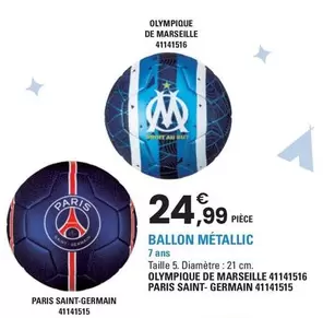 Ballon metallic offre à 24,99€ sur JouéClub