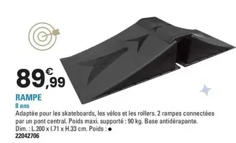 Rampe  offre à 89,99€ sur JouéClub