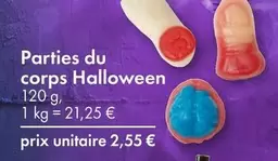 Parties Du Corps Halloween offre à 2,55€ sur TEDi