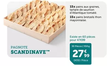 Pagnote Scandinave offre à 27,99€ sur Flunch