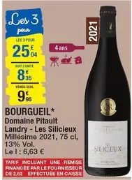 Bourgueil - Les Silicieux offre à 9,95€ sur Carrefour