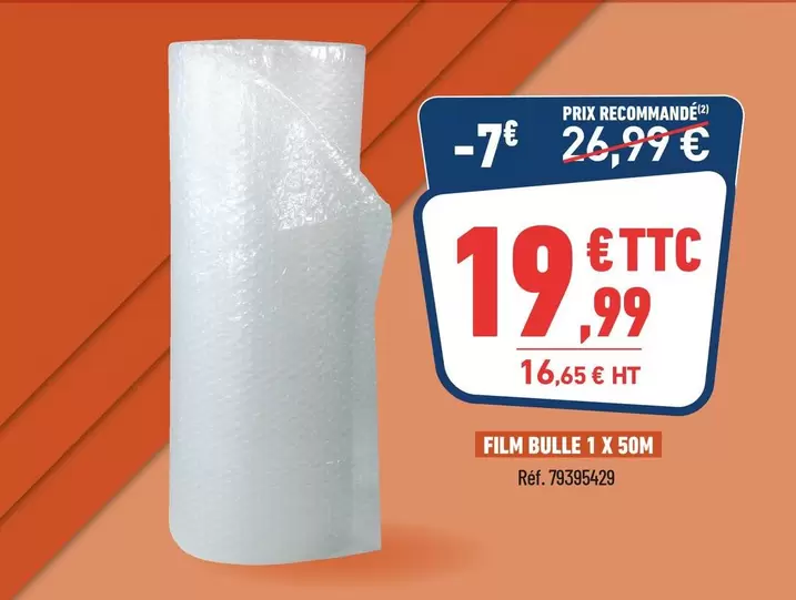 Film Bulle offre à 19,99€ sur Bureau Vallée