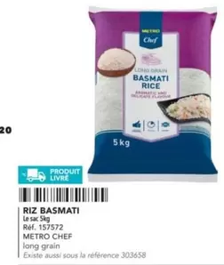 Metro - Riz Basmati Chef offre sur Metro